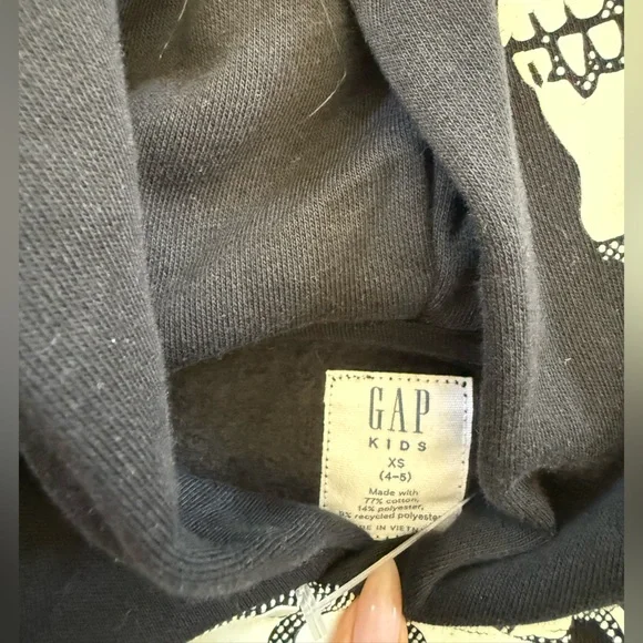 Boys Gap glow in the dark Halloween sweatshirt. Never worn, no tags. - Picture 3 of 3